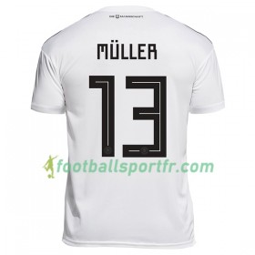 Tenue Allemagne Muller 13 Domicile Coupe du monde 2018 Maillot de Foot